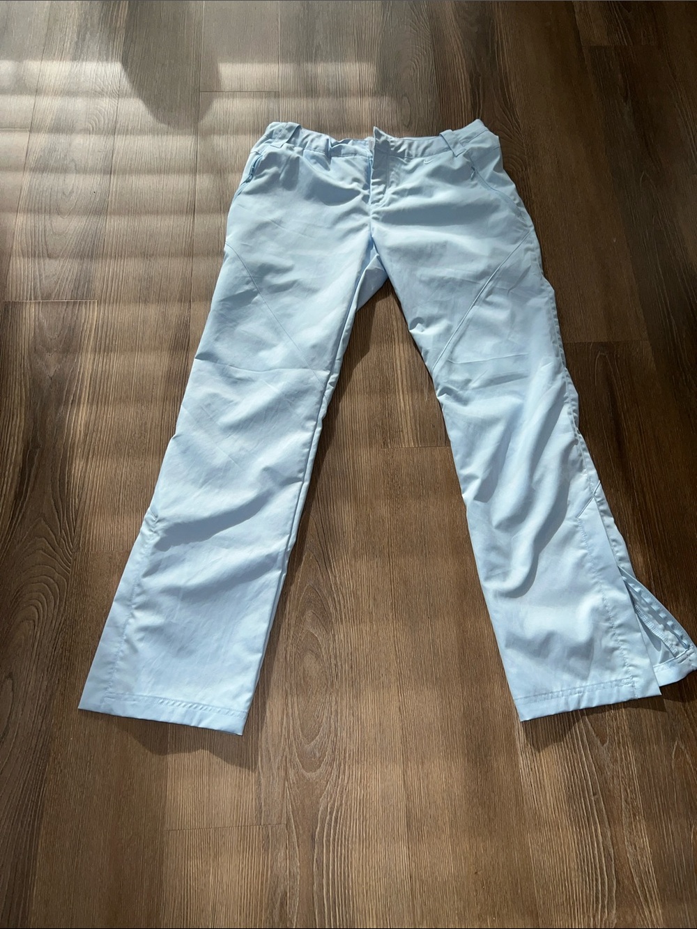 Nike Women’s Pale Blue Track Pants with Elastic Waist